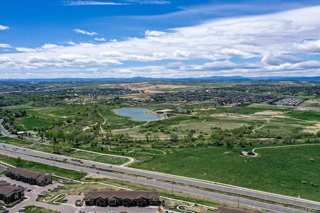 11575 Wilson Cir, Parker, CO 80134 - drone / aerial view of a water and mountain view