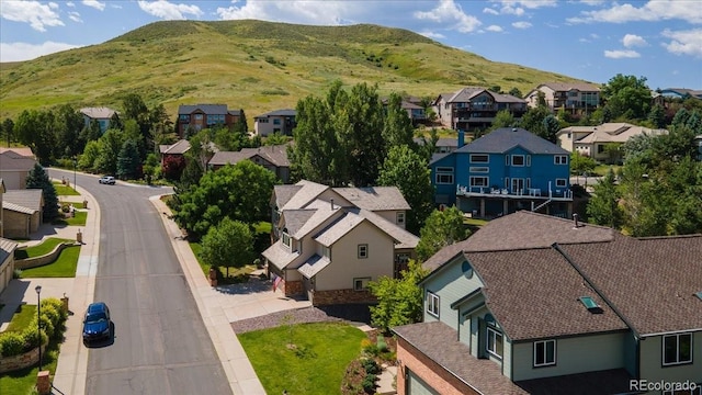 16642 W Archer Ave, Golden, CO 80401 - aerial view of residential area with mountains