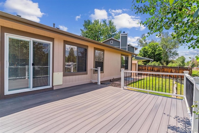 9015 W Tanforan Dr, Littleton, CO 80123 - view of wooden deck