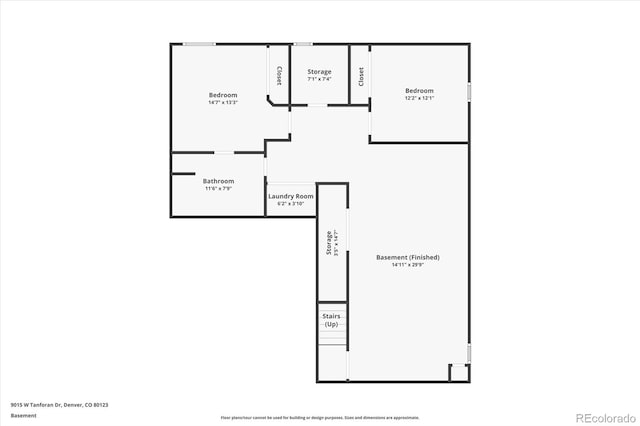 9015 W Tanforan Dr, Littleton, CO 80123 - view of property floor plan