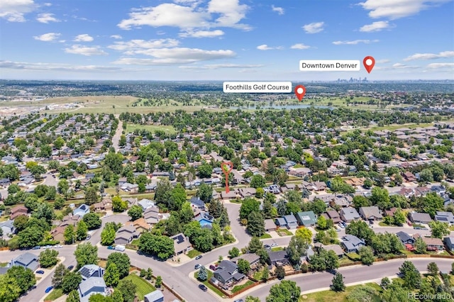 9015 W Tanforan Dr, Littleton, CO 80123 - aerial view of residential area