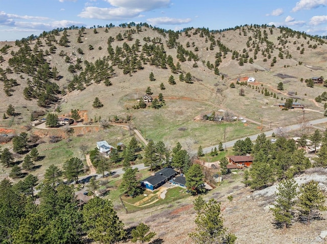 5384 Olde Stage Rd, Boulder, CO 80302 - bird's eye view featuring a mountain view and a rural view