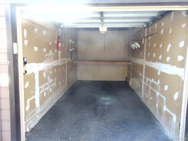 storage room featuring a garage