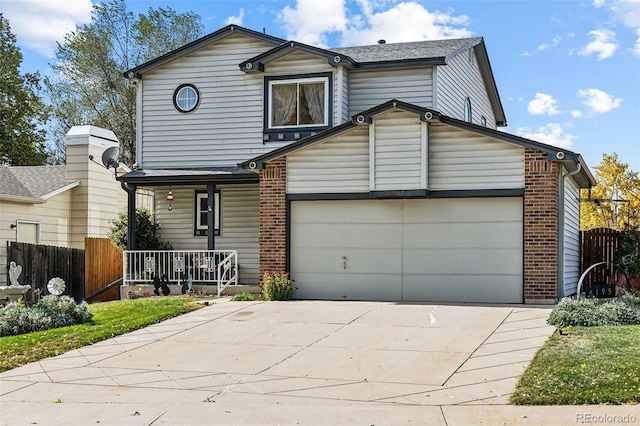 view of front of property