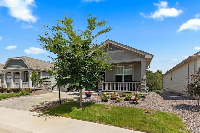 15802 Xanthia Way, Thornton, CO 80602 - view of front of property with a porch and concrete driveway