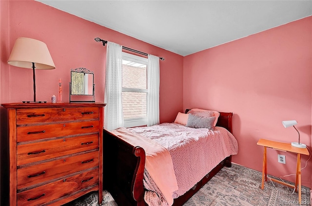 bedroom featuring carpet flooring
