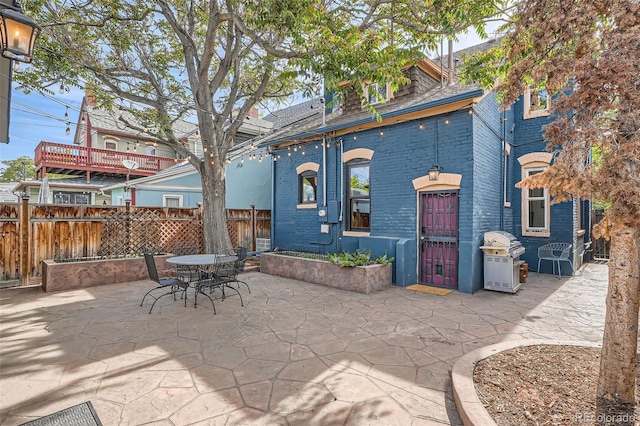 209 S Lincoln St, Denver, CO 80209 - view of patio featuring outdoor dining area and grilling area
