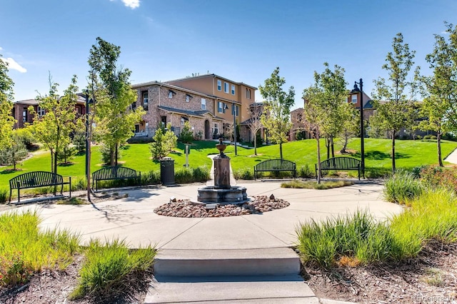 3491 Cascina Pl Unit D, Highlands Ranch, CO 80126 - surrounding community featuring a yard