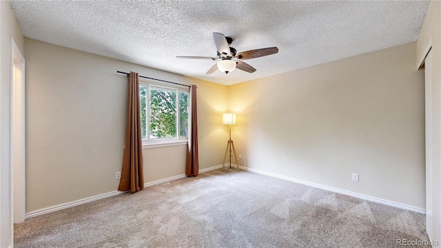 10718 Ash Ct, Thornton, CO 80233 - carpeted spare room with a ceiling fan and a textured ceiling