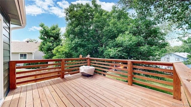 10718 Ash Ct, Thornton, CO 80233 - view of wooden terrace