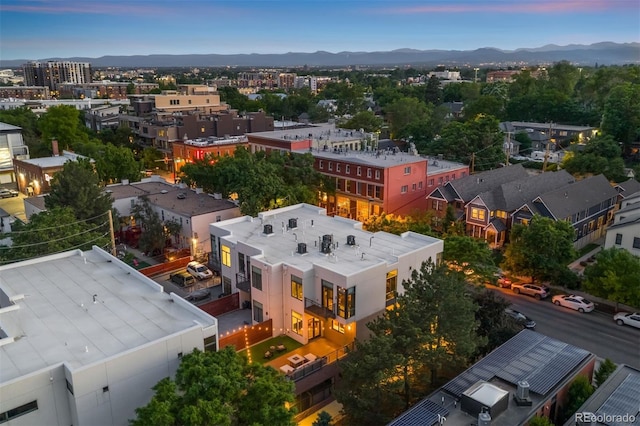3220 Zuni St, Denver, CO 80211 - drone / aerial view of a mountain backdrop
