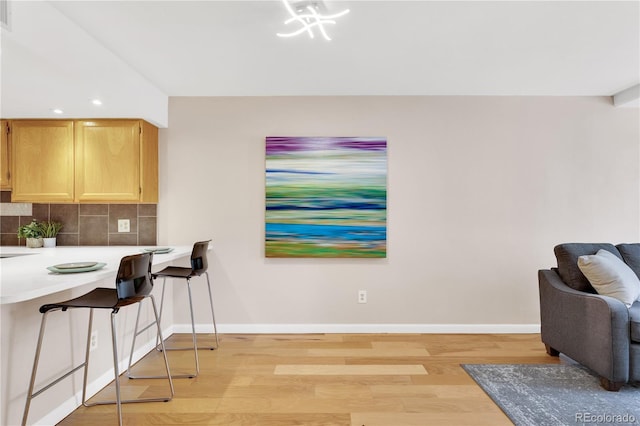 5955 E 10th Ave Unit 201, Denver, CO 80220 - dining space with light wood finished floors and recessed lighting