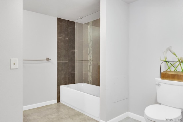 5955 E 10th Ave Unit 201, Denver, CO 80220 - bathroom featuring tub / shower combination and tile patterned flooring
