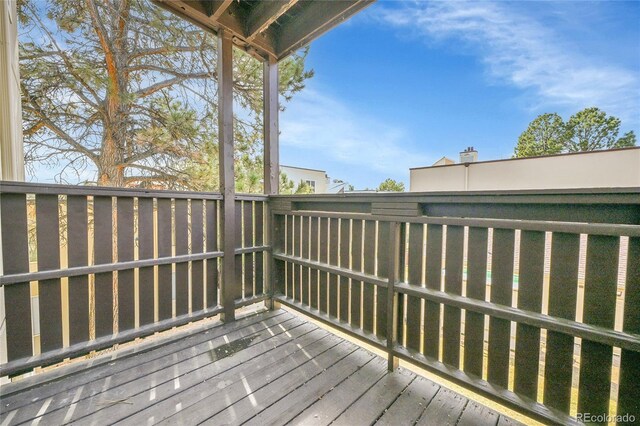 9700 E Iliff Ave Unit D44, Denver, CO 80231 - view of wooden terrace