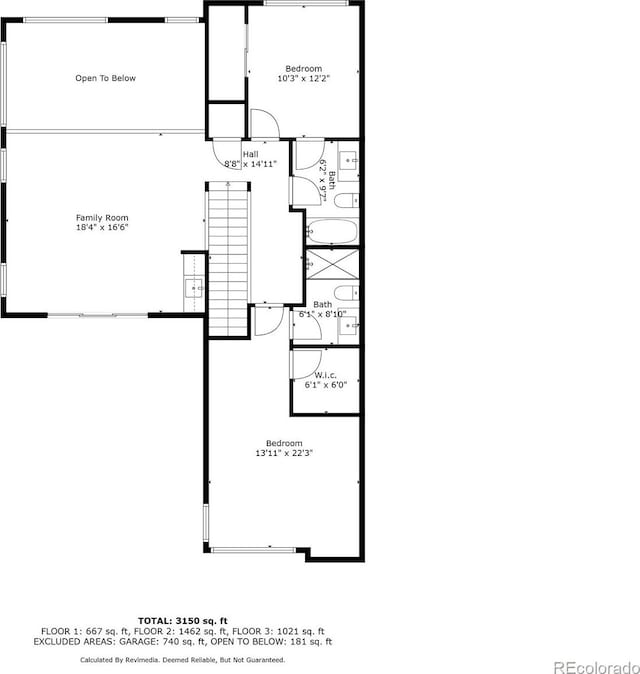 756 Dreamcatcher Ln, Evergreen, CO 80439 - property floor plan