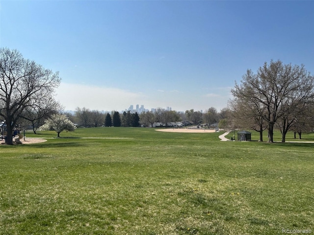2858 W Parkside Pl, Denver, CO 80221 - surrounding community with a lawn