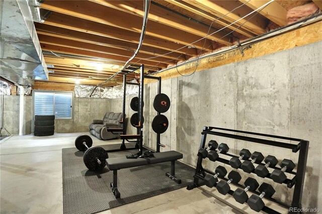 9682 Hemlock Ct, Highlands Ranch, CO 80130 - view of workout room