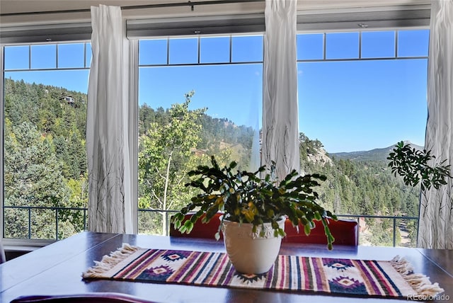 31324 Kings Vly, Conifer, CO 80433 - dining area view of a forest view