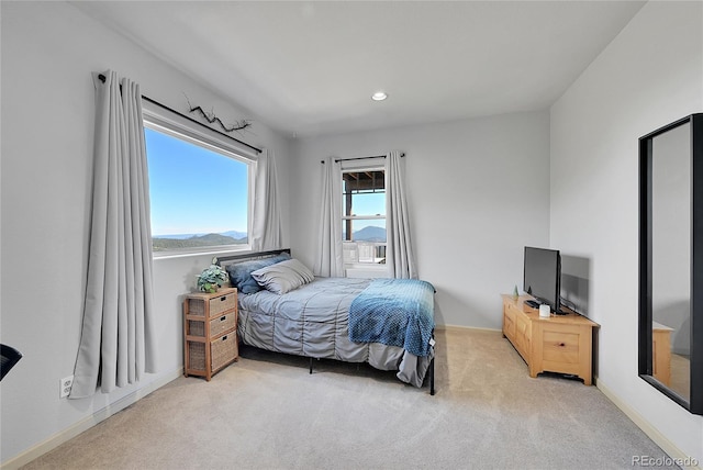 31324 Kings Vly, Conifer, CO 80433 - carpeted bedroom featuring baseboards and recessed lighting