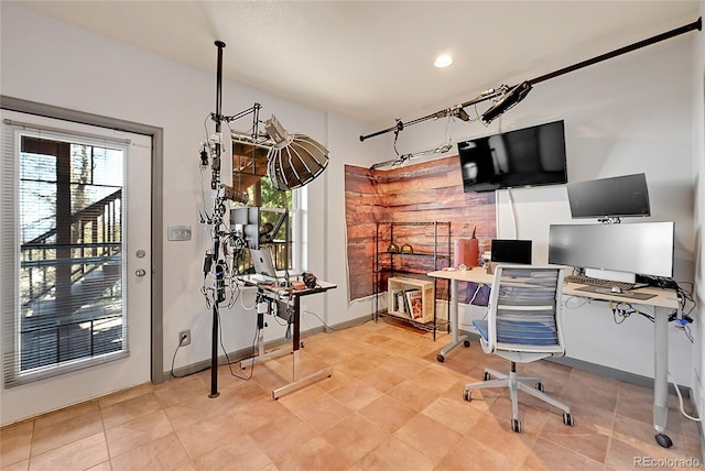 31324 Kings Vly, Conifer, CO 80433 - office featuring healthy amount of natural light and recessed lighting