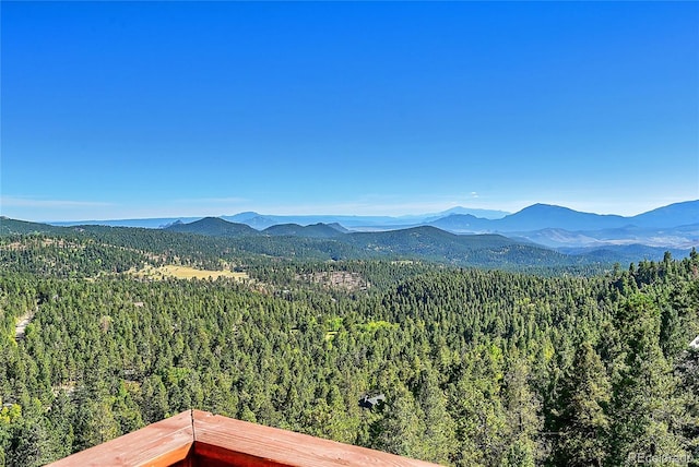 31324 Kings Vly, Conifer, CO 80433 - mountain view with a heavily wooded area