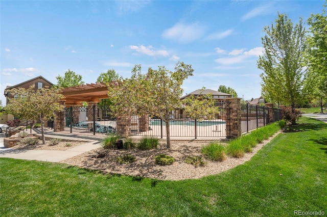 12348 W Gould Ave, Littleton, CO 80127 - view of swimming pool featuring a patio area and a pergola