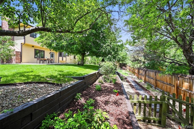11072 Zephyr St, Broomfield, CO 80021 - view of yard featuring a patio