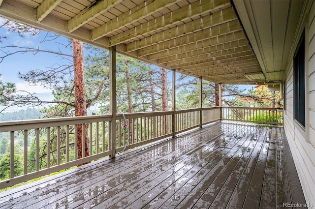 9189 Fallen Rock Rd, Conifer, CO 80433 - view of deck