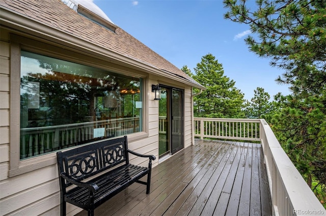9189 Fallen Rock Rd, Conifer, CO 80433 - view of deck