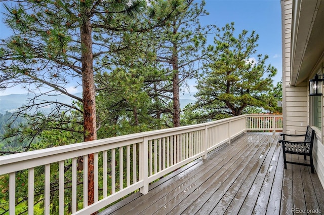 9189 Fallen Rock Rd, Conifer, CO 80433 - view of deck