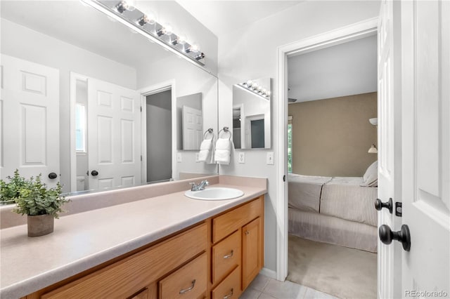 10262 Spotted Owl Ave, Highlands Ranch, CO 80129 - ensuite bathroom with vanity and tile patterned flooring