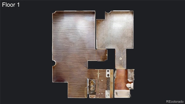 444 17th St Unit 301, Denver, CO 80202 - floor plan / room layout