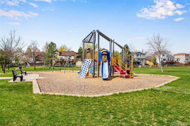 12535 Forest View St, Broomfield, CO 80020 - community play area with a lawn and a residential view
