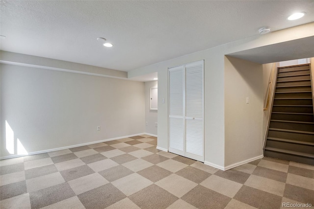 12535 Forest View St, Broomfield, CO 80020 - finished below grade area with stairs, recessed lighting, and baseboards