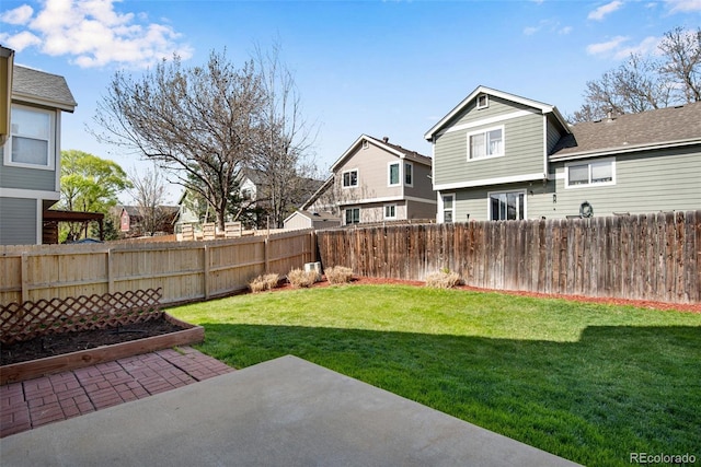 12535 Forest View St, Broomfield, CO 80020 - view of yard with a patio, a residential view, and a fenced backyard