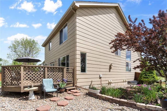 408 Sylvestor Trl, Highlands Ranch, CO 80129 - view of side of property featuring a deck