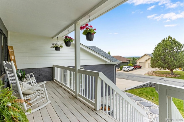 1311 Fletcher Dr, Erie, CO 80516 - view of wooden porch