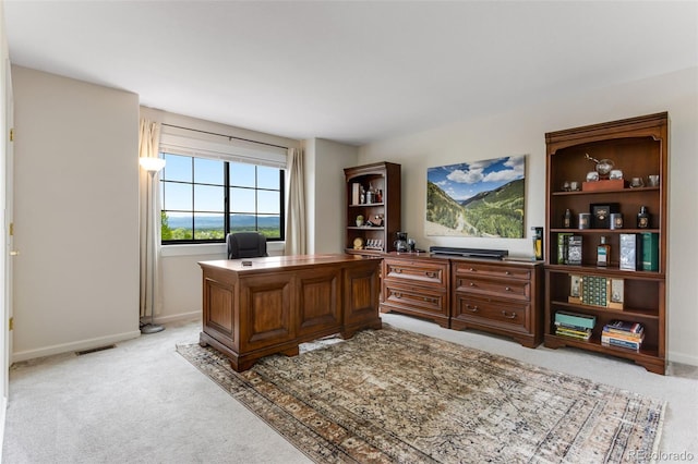 1311 Fletcher Dr, Erie, CO 80516 - home office featuring light colored carpet and baseboards