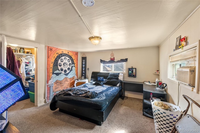 1437 Cypress St, Pueblo, CO 81004 - carpeted bedroom featuring cooling unit