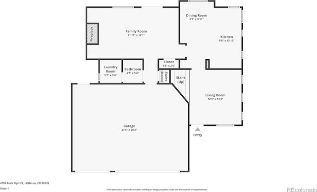 4708 Rock Pipit Ct, Highlands Ranch, CO 80126 - room layout