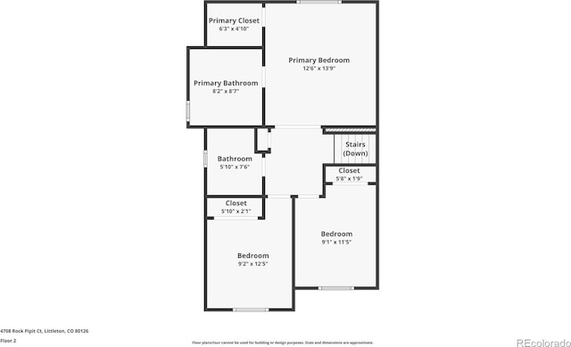 4708 Rock Pipit Ct, Highlands Ranch, CO 80126 - home floor plan