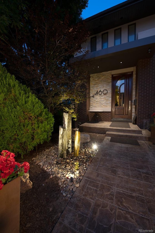 460 N Garfield St, Denver, CO 80206 - view of exterior entry with brick siding