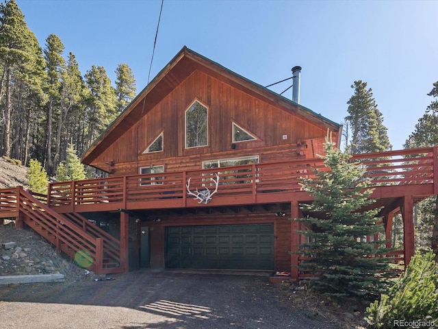 451 Harris Dr, Idaho Springs, CO 80452 - garage featuring driveway