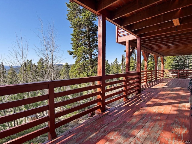 451 Harris Dr, Idaho Springs, CO 80452 - view of wooden deck