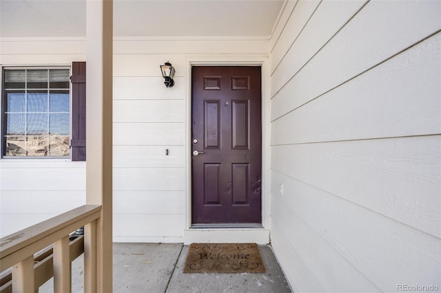 view of property entrance