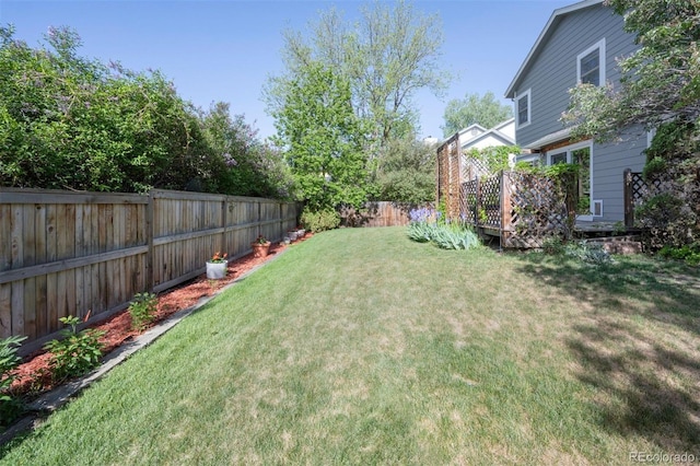 2935 Bow Line Pl, Longmont, CO 80503 - view of yard featuring a deck