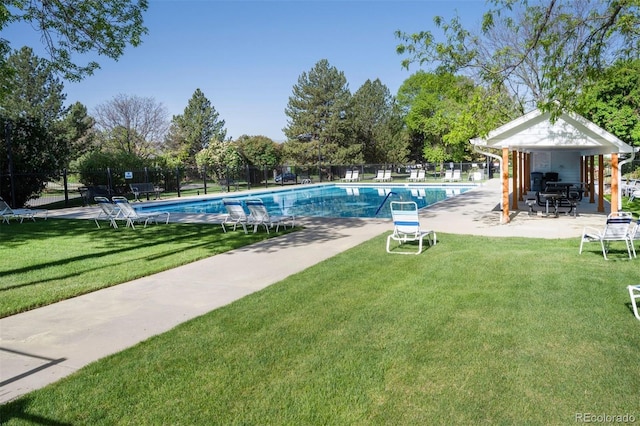 2935 Bow Line Pl, Longmont, CO 80503 - community pool featuring a patio