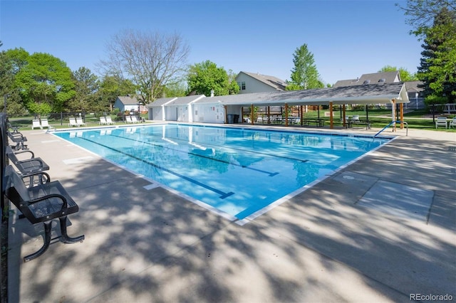 2935 Bow Line Pl, Longmont, CO 80503 - community pool featuring fence and a patio