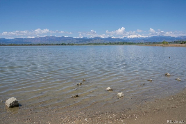 2935 Bow Line Pl, Longmont, CO 80503 - water view featuring a mountainous background
