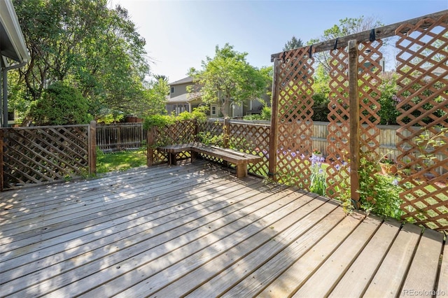 2935 Bow Line Pl, Longmont, CO 80503 - wooden deck featuring a fenced backyard